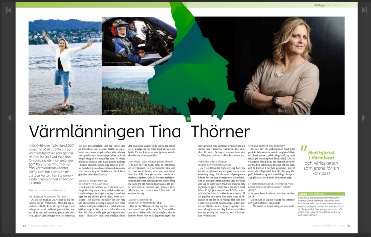 Intervju Tina Thörner - O-Ringentidningen